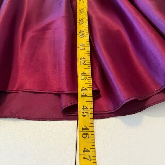 Vtg Niki Originals Purple Velvet and Satin Romantic Dropped Waist Dress Sz 6 - Picture 16 of 16
